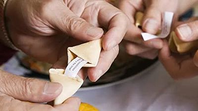 Shop&amp;Save Individually Fresh crispy Wrapped Fortune Cookies Perfect for Snacks, Lunch, Picnic, Birthdays, Graduation, Parties Citrus, 100