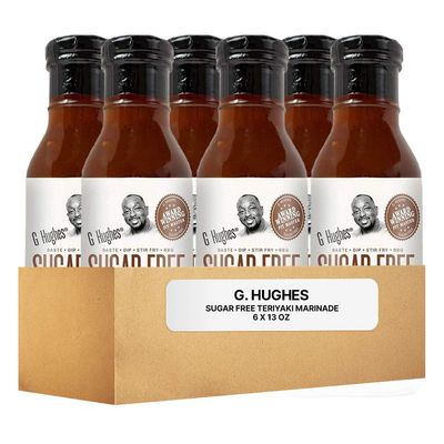 G Hughes Teriyaki Sauce, Teryaki, 13 Ounce Pack of 6
