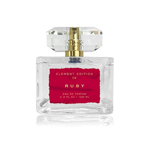 Element Edition Women&#39;s Perfume Spray - Ruby, 3.4 oz 100 mL - Crafted with notes of Cherry, Golden Amber and Vanilla - Tru Fragrance &amp; Beauty
