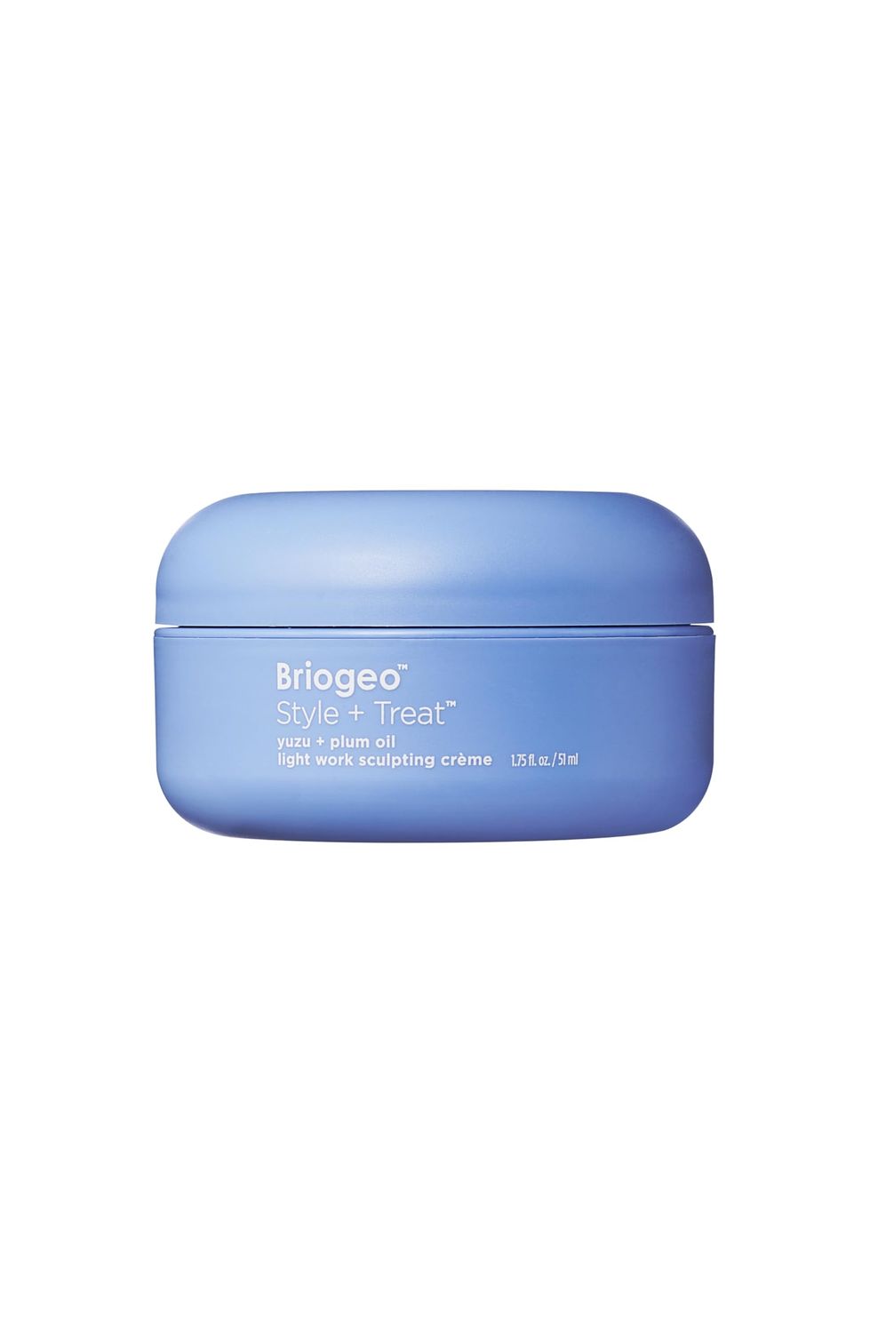 Briogeo Style Treat Yuzu Plum Oil Light Work Sculpting Creme, Flexible Hold Hair Pomade for Men and Women, Non-Greasy, Vegan, Buildable 24-hour Hold, Vegan, Cruelty-Free, 1.75 fl oz