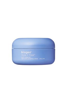 Briogeo Style Treat Yuzu Plum Oil Light Work Sculpting Creme, Flexible Hold Hair Pomade for Men and Women, Non-Greasy, Vegan, Buildable 24-hour Hold, Vegan, Cruelty-Free, 1.75 fl oz