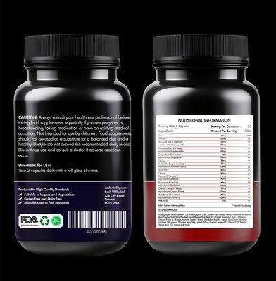SASH Vitality Liver Detox Cleanse & Repair - Milk Thistle Dandelion Artichoke - 2 Months Supply - Natural Ingredients for Healthy Liver Function - Premium Liver Supplement - 120 Vegan Capsules