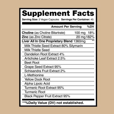 Liver Cleanse &amp; Detox, Liver Supplement, Liver Support, Liver Detox, Liver Cleanse, Liver Health, Milk Thistle Silymarin, Artichoke, Dandelion, Turmeric, Choline, Alpha Lipoic Acid, Black Pepper Ext