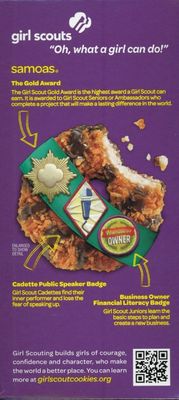 Girl Scout Samoas Caramel deLites Cookies, 7.5 Ounce Pack of 4