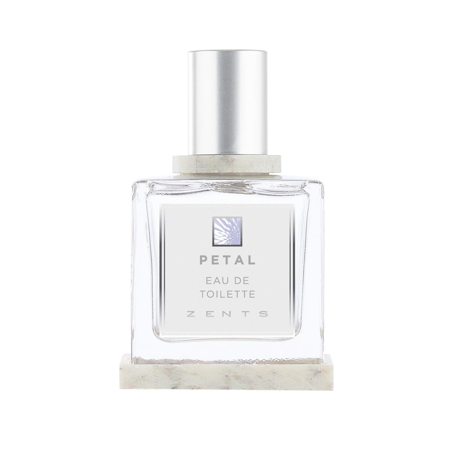 Zents Eau de Parfum Petal for Women &amp; Men Long-Lasting Clean Fragrance with Lily of the Valley, Rose &amp; Lemon Floral &amp; Fresh Scent 1.69 oz
