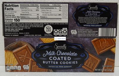 Specially Selected Butter Cookie Coated with Milk Chocolate Flavor 4.41oz 125g Two Boxes