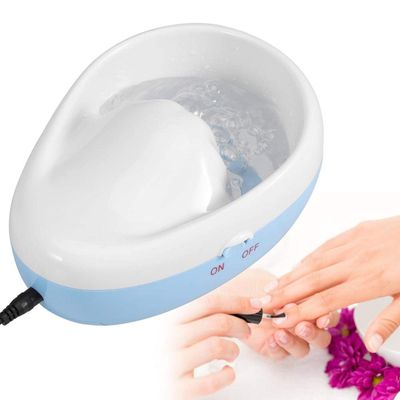 Vasija Para Manicura, Electric Bubble Nail Soaking Bowl, Nail Bubble Massage Bowl Nail Polish Remover Dead Skin Softening Bowl