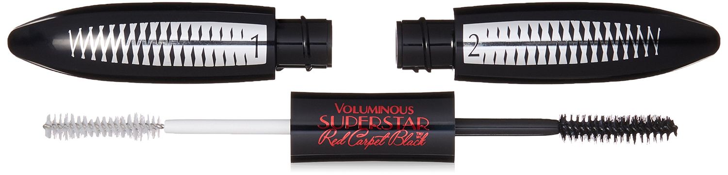 L&#39;Oreal Paris Voluminous Superstar Red Carpet Extra Mascara, Flash Reflecting Black, 0.41 fl. oz.