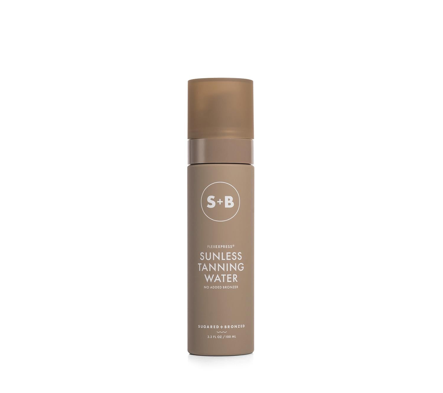 SUGARED BRONZED Sunless Tanning Water - No Added Bronzer, FlexExpress Formula, Self-Tanner for Face &amp; Body, Lightweight, Hydrating, Clean Ingredients, Long-Lasting, Suits All Skin Types 4 Fl Oz