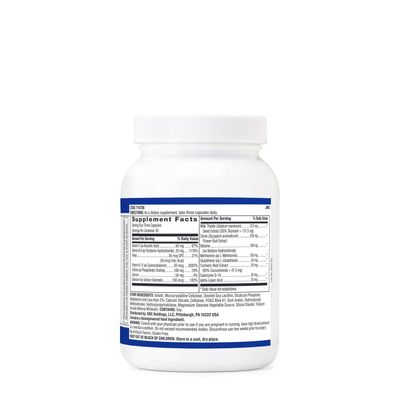 GNC Preventive Nutrition Liver Health Formula Features Glutathione 90 Capsules
