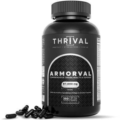 ARMORVAL Cycle Support, PCT Most Stacked Organ Protector - Ultra-Potent Extracts with Milk Thistle 50:1, Astragalus 20:1, NACET &amp; TUDCA Liver, Kidney, Heart &amp; More 360 Caps