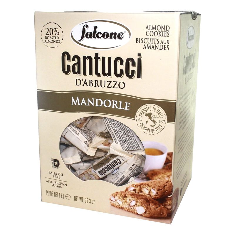 Falcone Cookies Almond Cantucci, 1Kg. 2.2 lb Box
