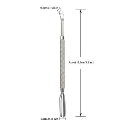 Cuticle Pusher Cuticle Trimmer Dead Skin Remover Nail Polish Remover Tool for Fingernail and Toenails