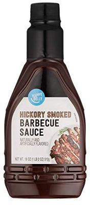 Amazon Brand - Happy Belly Hickory Smoked BBQ Sauce, 1.12 pound Pack of 1