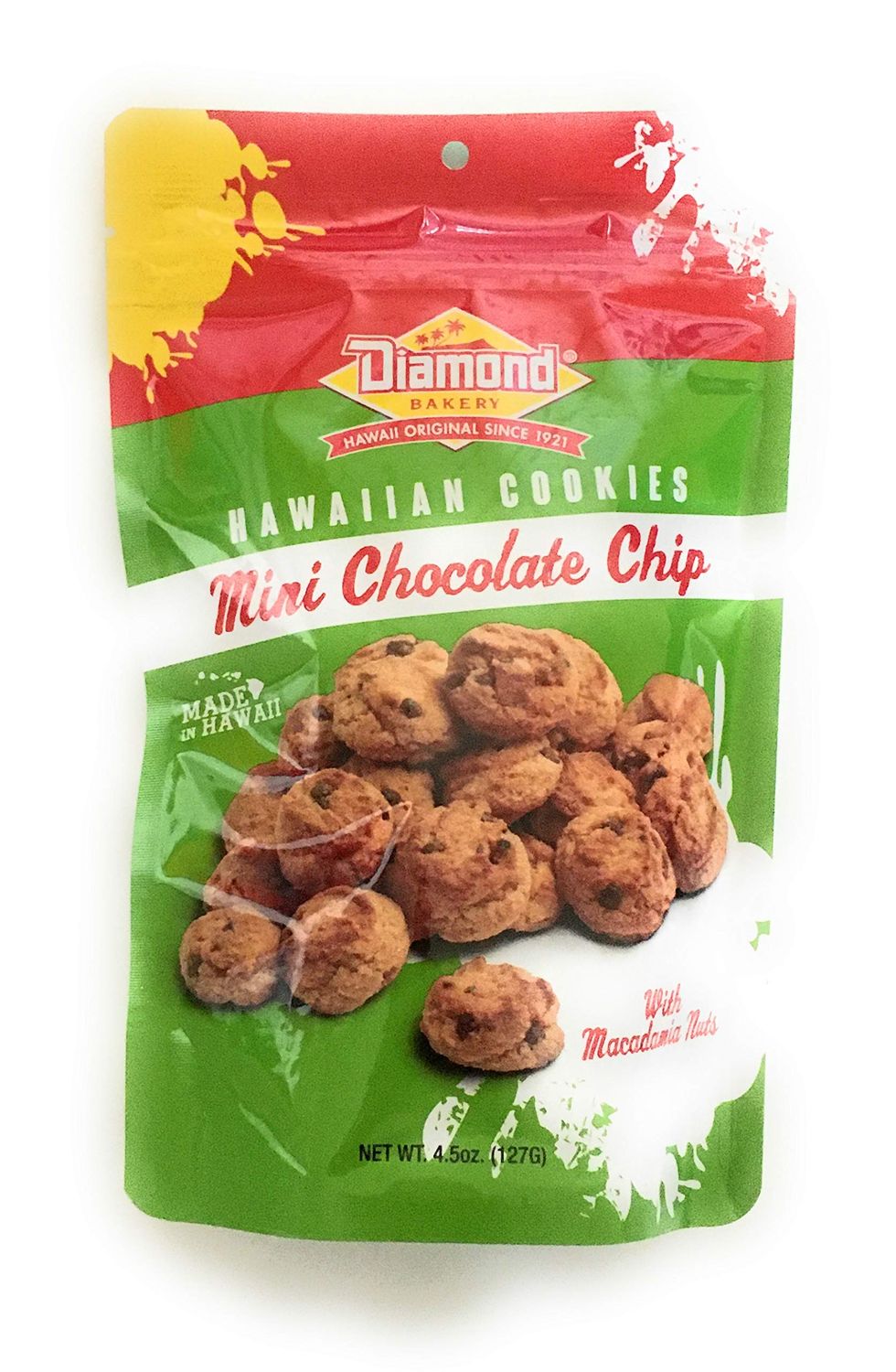 Diamond Bakery Hawaiian Mini Chocolate Chip Cookies with Macadamia Nuts