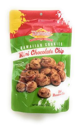 Diamond Bakery Hawaiian Mini Chocolate Chip Cookies with Macadamia Nuts