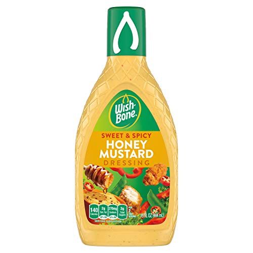 Wish-Bone Salad Dressing, Sweet &amp; Spicy Honey Mustard, 15 oz