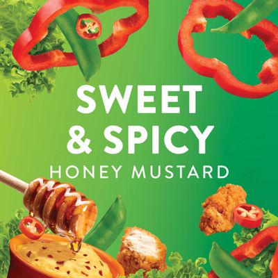 Wish-Bone Salad Dressing, Sweet &amp; Spicy Honey Mustard, 15 oz