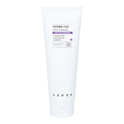 IZEZE Hyper CSA Cica Cleanser 5.07 fl.oz, 150ml Centella Cica, Facial Deep Rich Foam, Salicylic Acid Foaming Wash, Cleansing Facial Foam for Sensitive and Acne-prone Skin, for All Skin Types