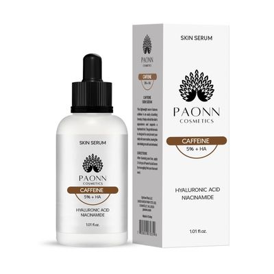 Caffeine Eye Serum for Face and Skin, Hydrating Solution, Reduces Dark Circles, Puffiness &amp; Fine Lines, Moisturizing