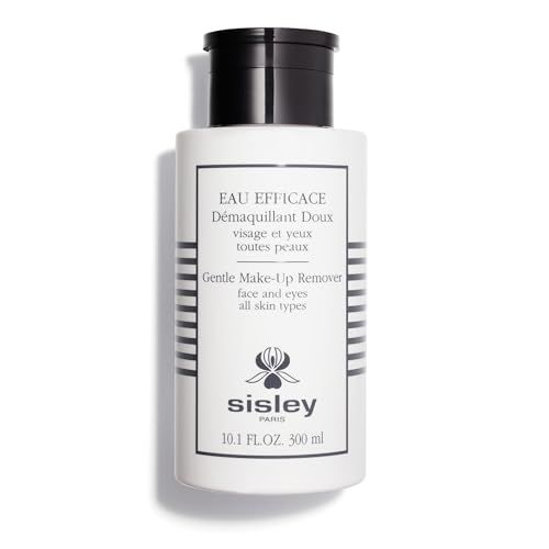 Sisley Paris Eau Efficace Gentle Make-Up Remover - 300 mL - Gentle, Rinse-Free Micellar Water Makeup Remover for Face &amp; Eyes - Cleanses &amp; Tones Skin