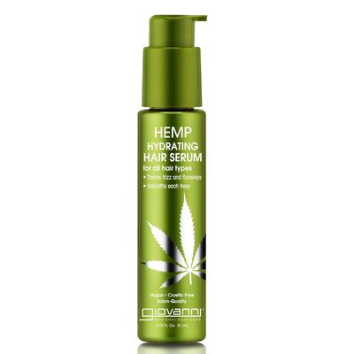 GIOVANNI Hemp Hydrating Hair Serum - Hemp Seed Oil, Aloe Vera, Frankincense Helps Stimulate Moisturize &amp; Revitalize Damaged Hair, No Parabens, Color Safe, For All Hair Types, Hair Oil Serum - 2.75 oz