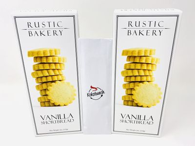 Rustic_Bakery Cookie Bread Vanilla Shortbread 4oz 2PACK