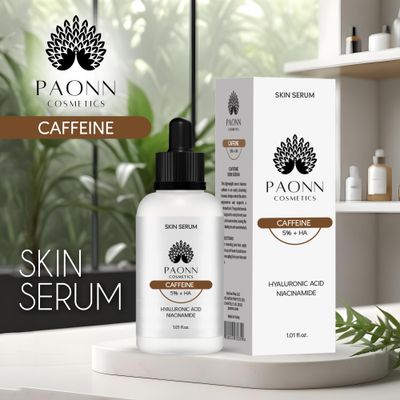 Caffeine Eye Serum for Face and Skin, Hydrating Solution, Reduces Dark Circles, Puffiness &amp; Fine Lines, Moisturizing