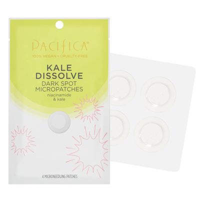 Pacifica Dark Spot Dissolving Micropatches - Microneedling Dots w Niacinamide 6-PACK Tranexamic Acid &amp; Kale to Fade Post-Acne Marks and Age Spots, Brightening Patch Treatment, Clean Vegan Skincare
