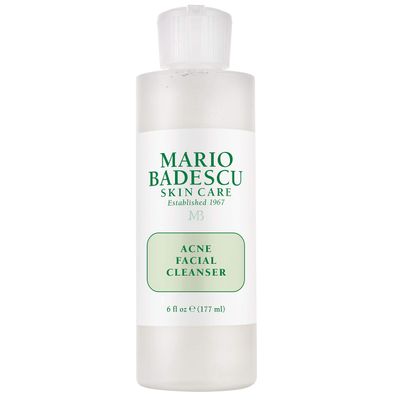 Mario Badescu Acne Facial Cleanser for Combination &amp; Oily Skin, Oil-Free Face Wash with Salicylic Acid &amp; Aloe Vera, Deep Pore Clean, 6 Fl Oz Pack of 1
