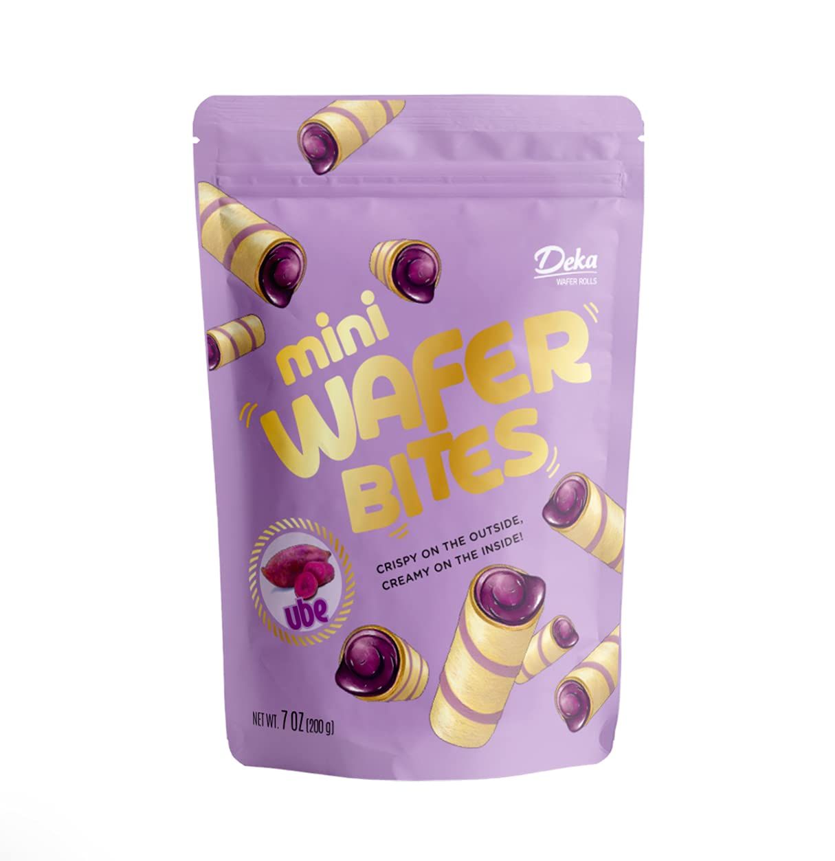Deka Mini Wafer Bites Ube, Pack of 1