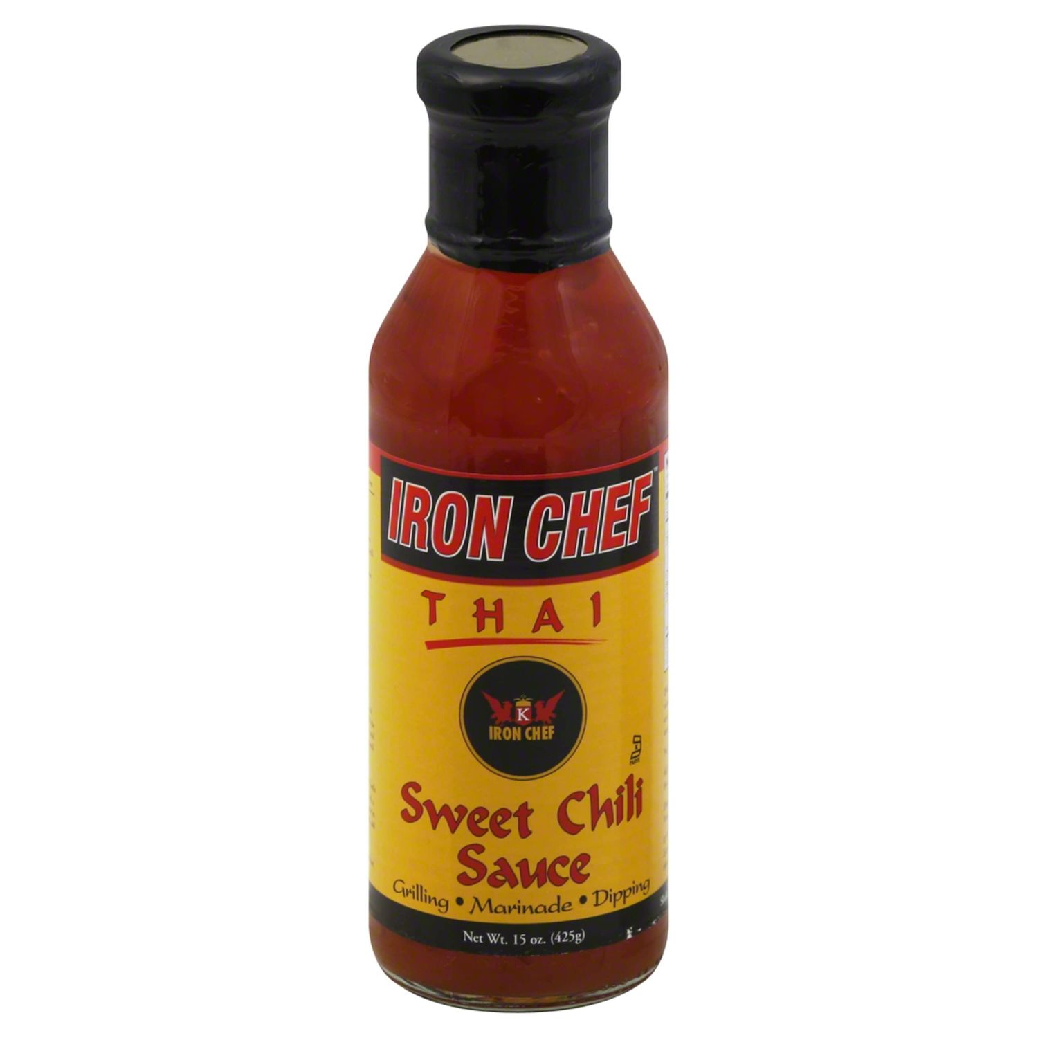 Iron Chef Thai Sweet Chili Sauce, No MSG, No Artificial Coloring Added, Wheat Free, Gluten Free, Peanut Free, 14.5 Ounce Pack of 6