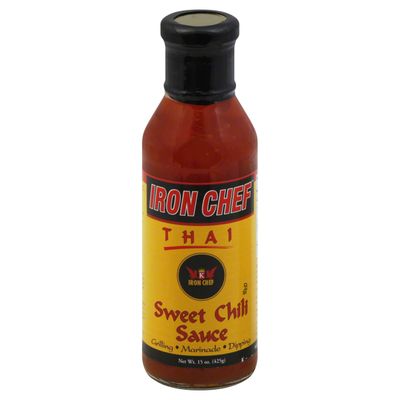 Iron Chef Thai Sweet Chili Sauce, No MSG, No Artificial Coloring Added, Wheat Free, Gluten Free, Peanut Free, 14.5 Ounce Pack of 6
