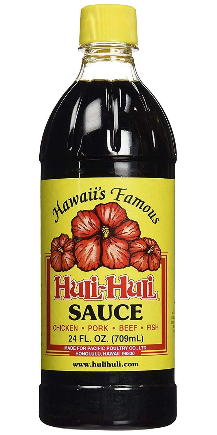 World Market Hawaii&#39;s Famous Huli-Huli Sauce - Hawaiian BBQ Sauce - Meat Rub BBQ Marinade Sauce and Steak Seasoning - 24 Ounce - 1 Pack