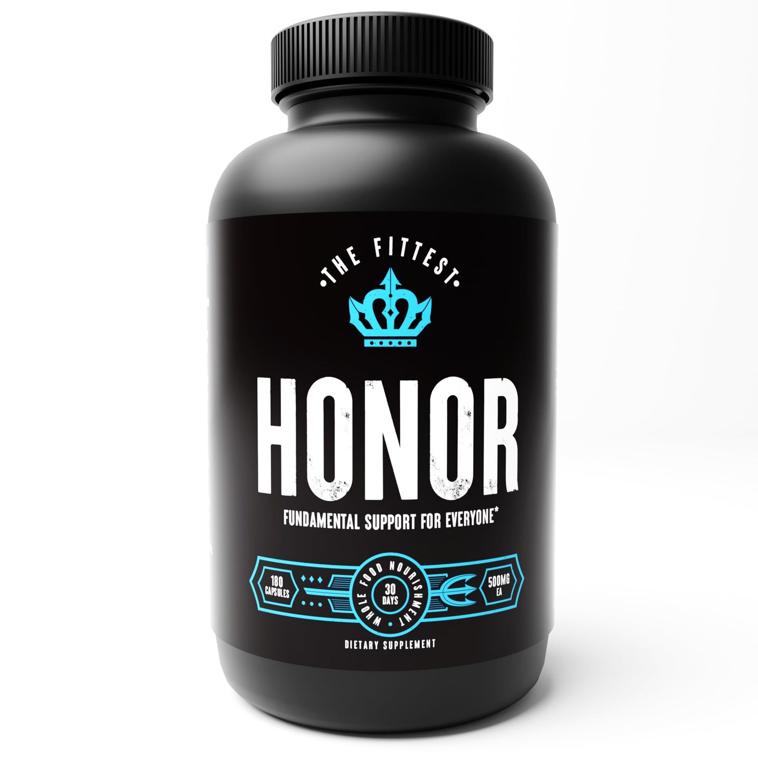 The Fittest Honor Supplement - Supports Energy, Collagen Production and Joint &amp; Bone Health - Grass Fed Liver &amp; Bone Marrow - 180 Capsules