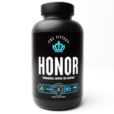 The Fittest Honor Supplement - Supports Energy, Collagen Production and Joint &amp; Bone Health - Grass Fed Liver &amp; Bone Marrow - 180 Capsules
