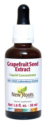 NEW ROOTS HERBAL Grapefruit Seed Extract 30 ml Liquid Concentrate Overall Health Support Gluten Free, Non-GMO