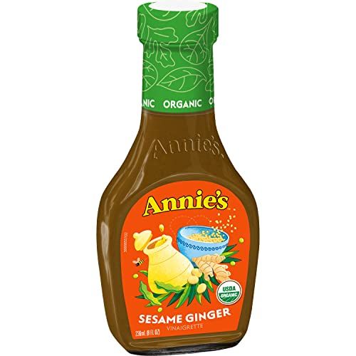 Annie&#39;s Organic Sesame Ginger Vinaigrette Salad Dressing, 8 fl oz