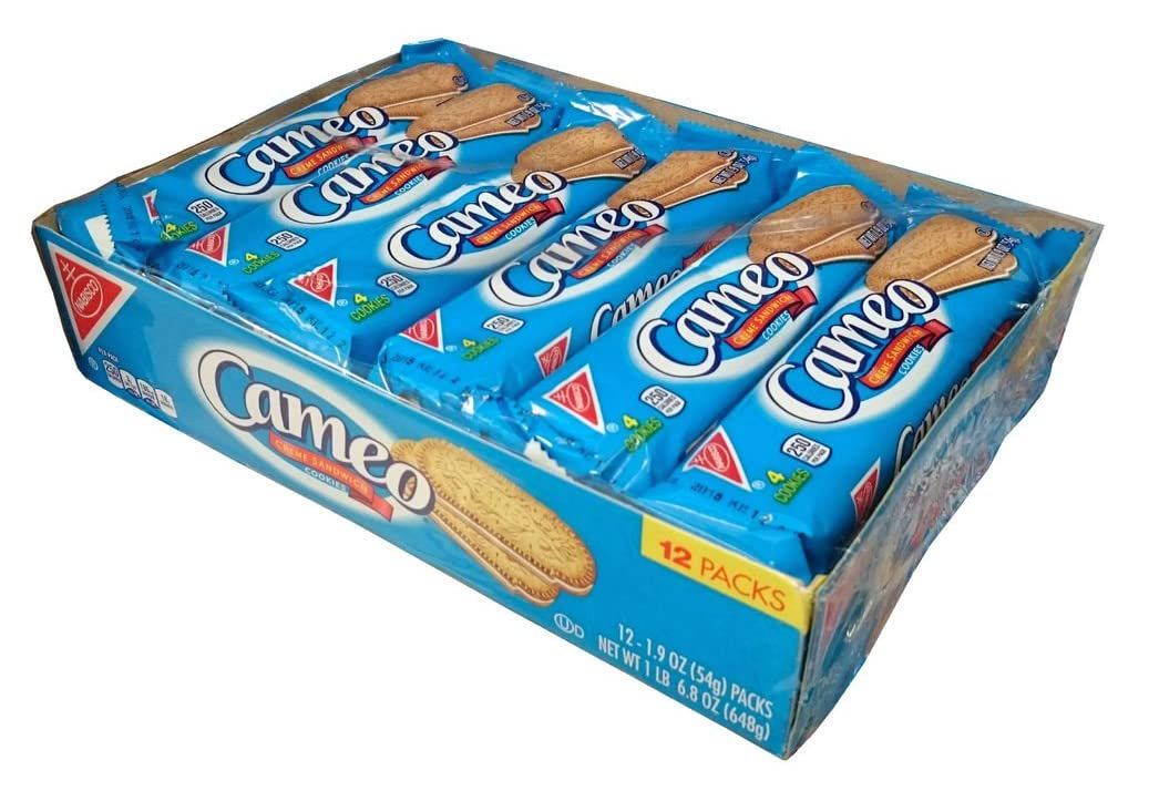 Cameo Creme Sandwich Cookies Single Pack 12 pack of 4 cookies each