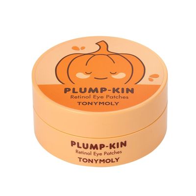 TONYMOLY Plump-kin Retinol Hydrogel Under Eye Patches, Refreshing &amp; Hydrating Under Eye Patches for Dark Circles &amp; Puffy Eyes, 30 Pairs