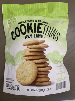 Benton&#39;s Wholesome and Crunchy Cookie Thins Key Lime