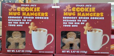 Trader Joes Limit Edition Cookie Mug Hangers 5.47oz 155g Two Boxes