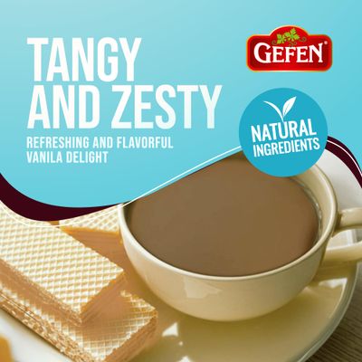 Gefen Vanilla Wafers, 14oz 3 Pack - 30 Wafers Each Vanilla Flavored Wafer Cookie Nothing Artificial Crunchy &amp; Delicious Kosher