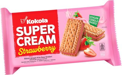 Kokola Cookies Super Cream Strawberry 180g