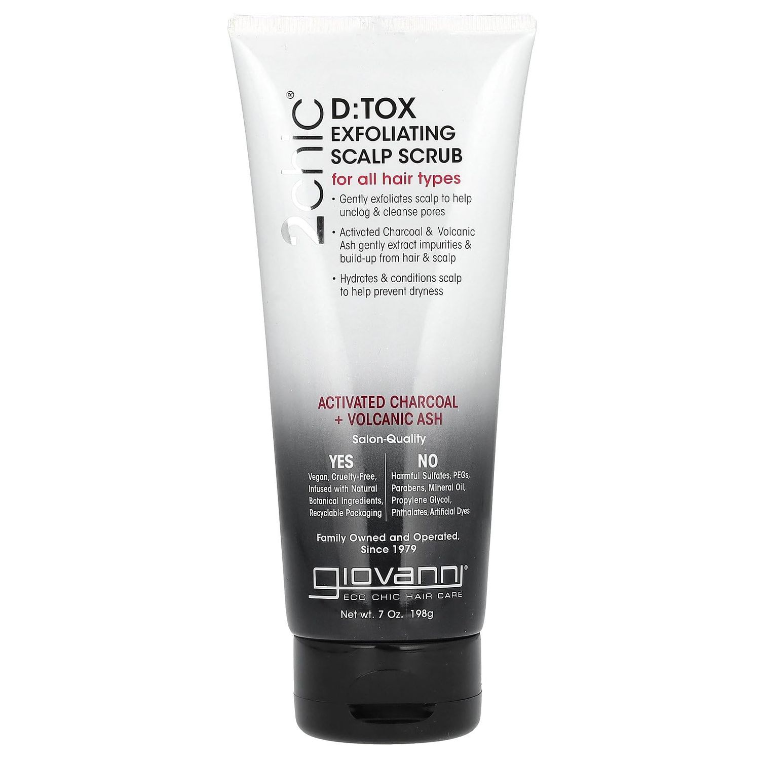 Giovanni Hair Care Giovanni 2chic D:tox Exfoliating Scalp Scrub, 7 Ounce, 7 fluid_ounces