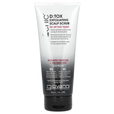 Giovanni Hair Care Giovanni 2chic D:tox Exfoliating Scalp Scrub, 7 Ounce, 7 fluid_ounces