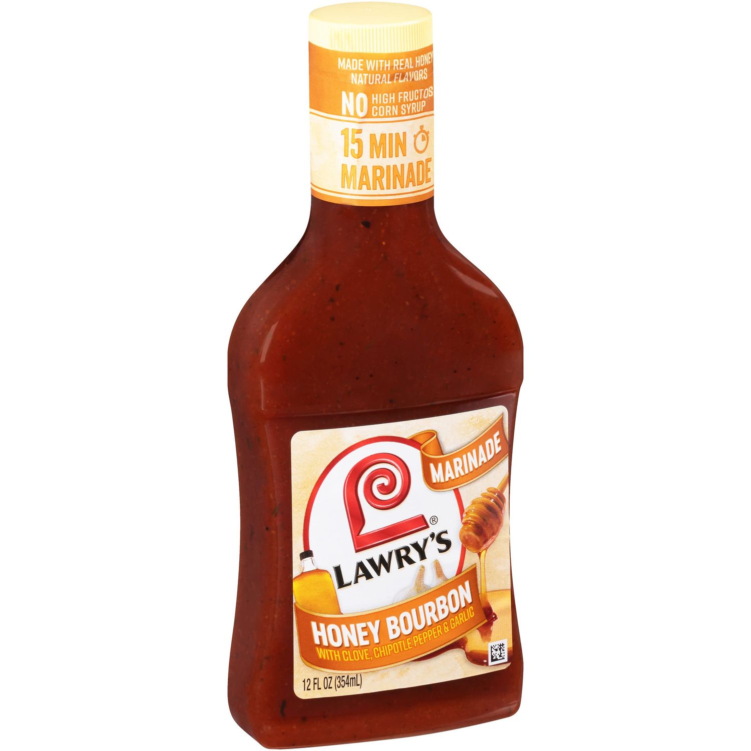 Lawry&#39;s Honey Bourbon with Clove, Chipotle Pepper &amp; Garlic Marinade, 12 fl oz Pack of 6