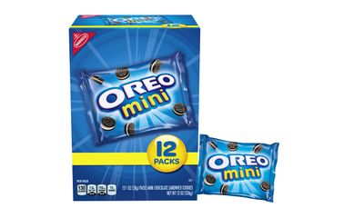 Oreo Mini Chocolate Sandwich Cookies - Snack Pack, 1 Ounce Pack of 12