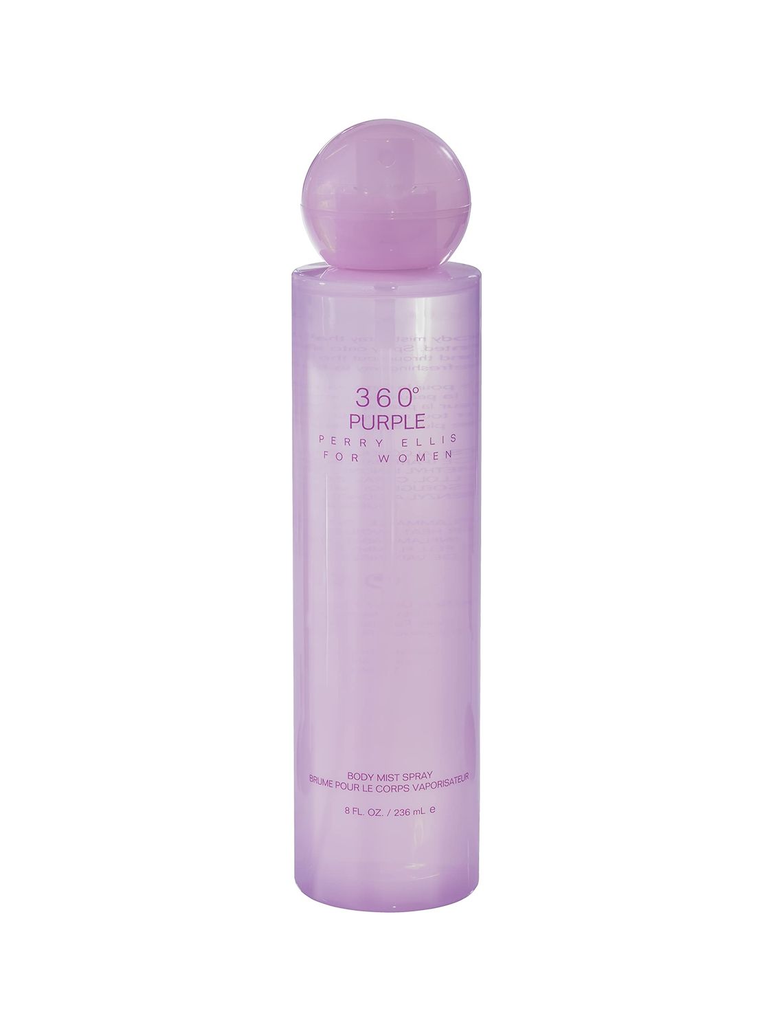 Perry Ellis 360 Purple Body Mist, 8 Ounce