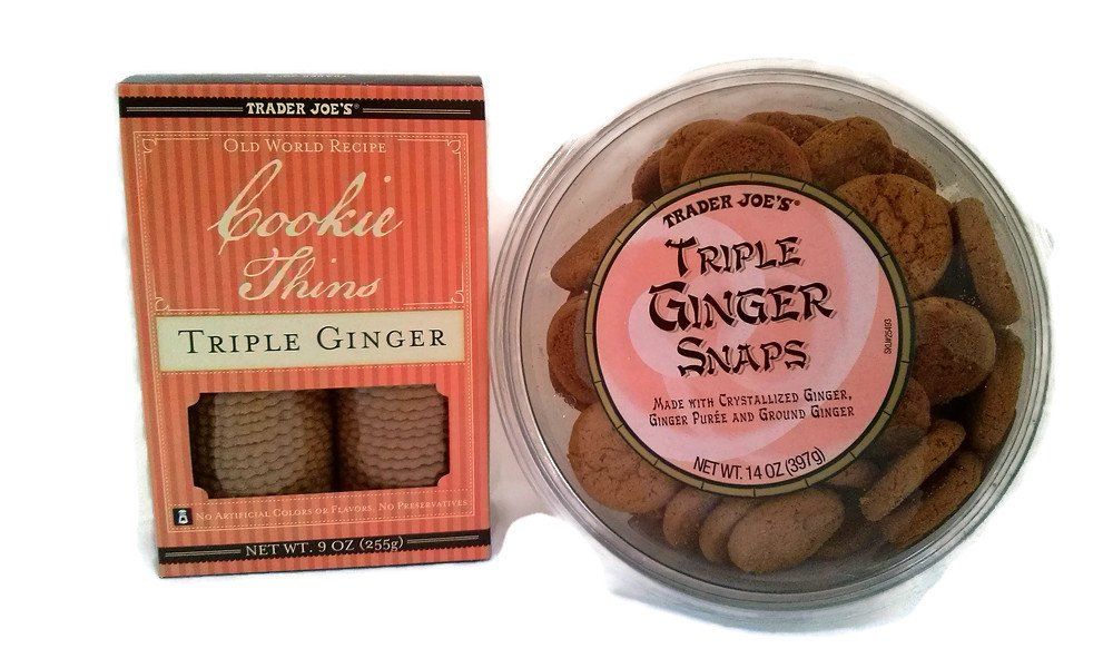 Trader Joe&#39;s Triple Ginger Snaps and Cookie Thins Triple Ginger Duo
